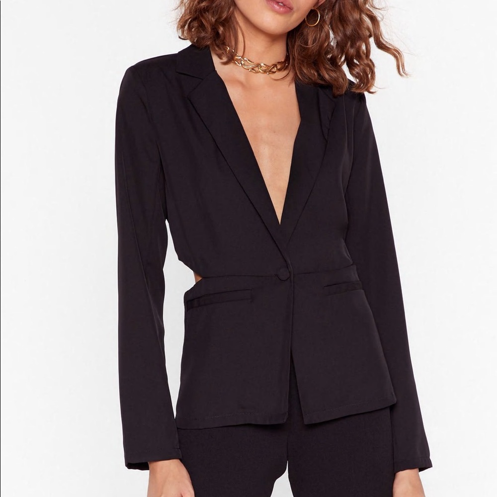 Nasty Gal Cut-Out Blazer